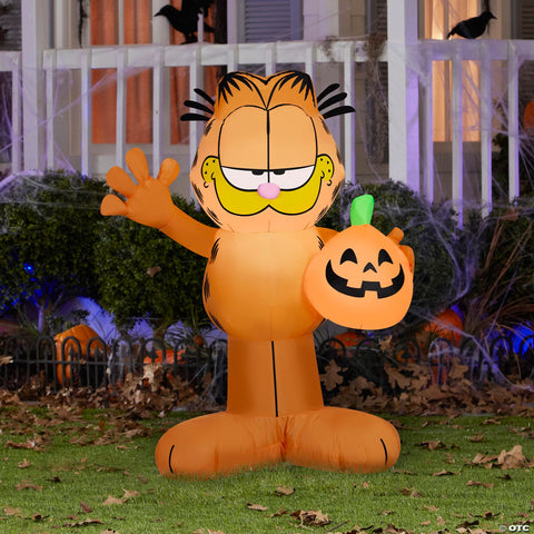 <html>42" Airblown<sup>®</sup> Blowup Inflatable Garfield Halloween Outdoor Yard Decoration</html>