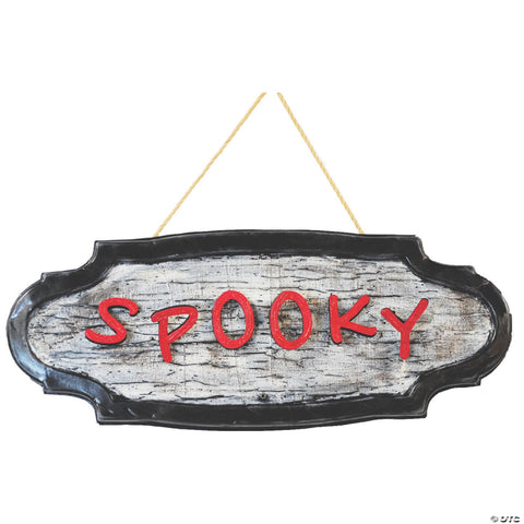 SPOOKY ANIMATED SIGN