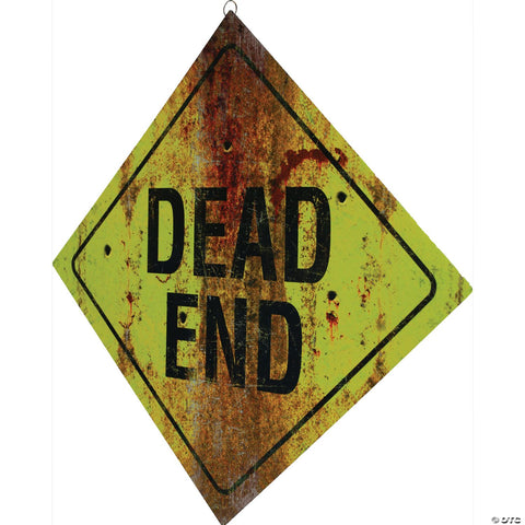 26" Dead End Metal Sign
