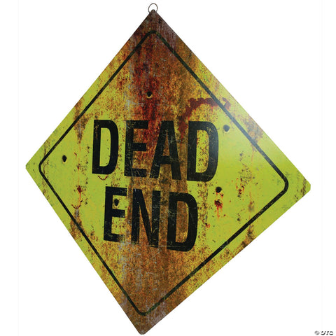 26" Dead End Metal Sign
