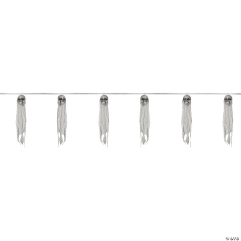 60" Skull Ghost Garland