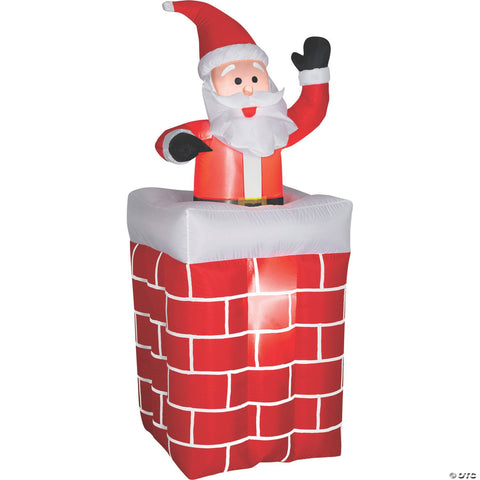 Airblown Santa Chimney Inflatable