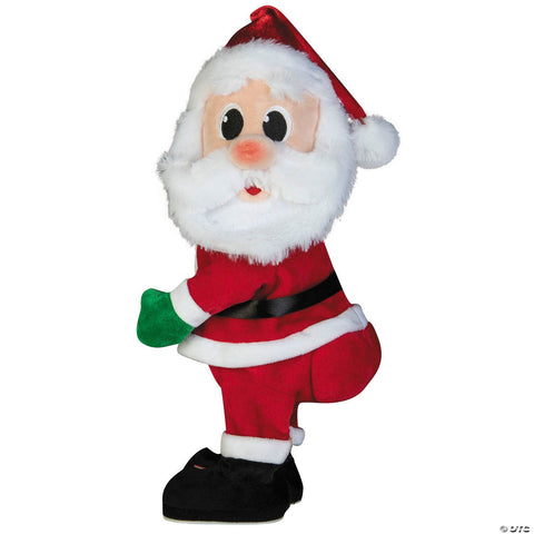 15" Animated Cheek to Cheek Twerking Santa Claus Christmas Tabletop Decoration
