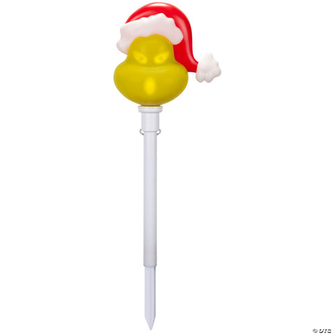<html>22" Lightshow<sup>®</sup> EmoteGlow™ Dr. Seuss™ The Grinch Pathway Yard Stakes</html>