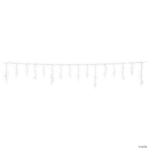 <html>10 Ft. Lightshow<sup>®</sup> Strands of Magic™ Tangle-Free Cool White LED Light Icicle String Christmas Outdoor Yard Decoration</html>