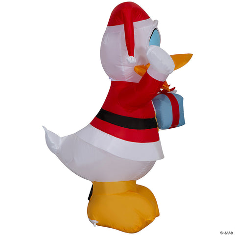 <html>42" Airblown<sup>®</sup> Blowup Inflatable Santa Donald Duck with Built-In Lights Christmas Outdoor Yard Decoration</html> | Horror-Shop.com
