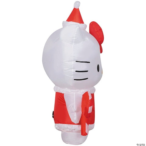 <html>42" Airblown<sup>®</sup> Blowup Inflatable Hello Kitty<sup>®</sup> in Holiday Dress with Built-In Lights Christmas Outdoor Yard Decoration</html> | Horror-Shop.com