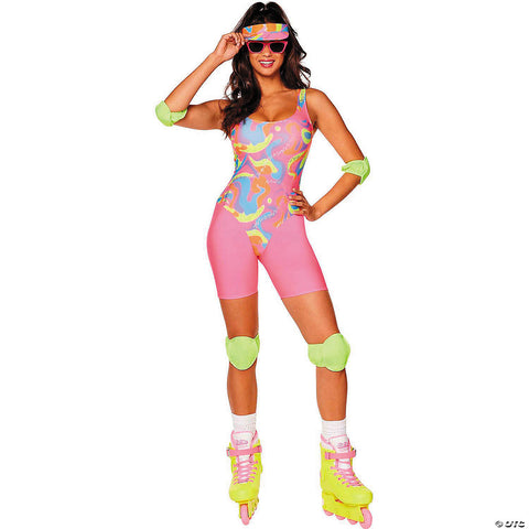 Adults Barbie® Movie Pink & Yellow Skating Barbie Costume -  12-14 | Horror-Shop.com