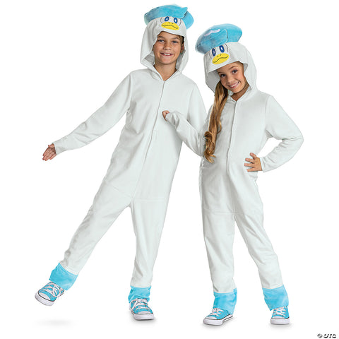 Kids Classic Pokémon® Quaxly Hooded Jumpsuit Costume - Small -6 | Horror-Shop.com