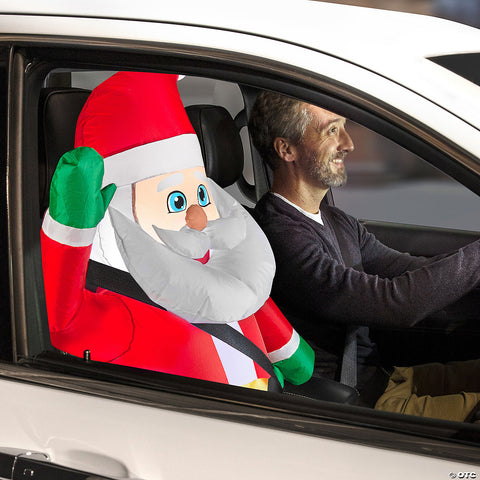 Airblown Car Buddy Santa Inflatable | Horror-Shop.com