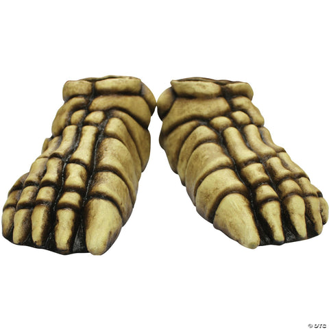 Bone Color Skeleton Feet - Adult