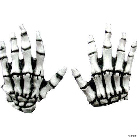 Junior Skeleton White Latex Hands