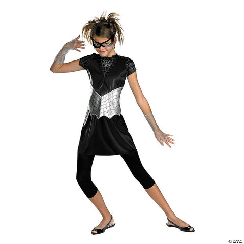 Girl's Black Suited Spider-Girl Costume