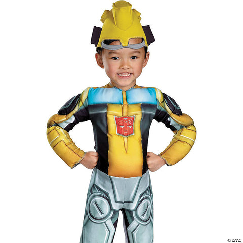 Boy's Bumblebee Rescue Bot Toddler Muscle Costume | Horror-Shop.com
