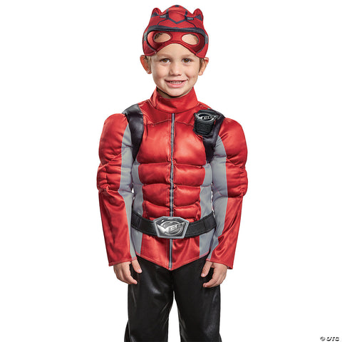 Toddler Boy's Beast Morphers Muscle Red Ranger Costume | Horror-Shop.com