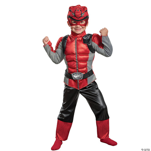 Toddler Boy's Beast Morphers Muscle Red Ranger Costume | Horror-Shop.com