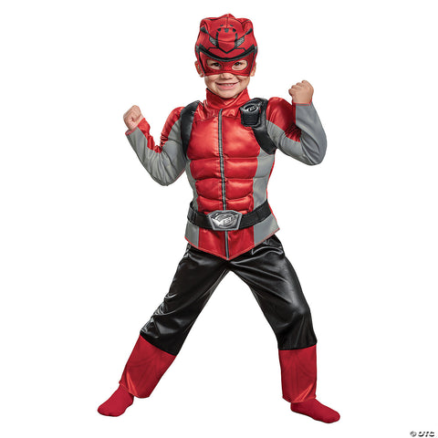 Toddler Boy's Beast Morphers Muscle Red Ranger Costume | Horror-Shop.com