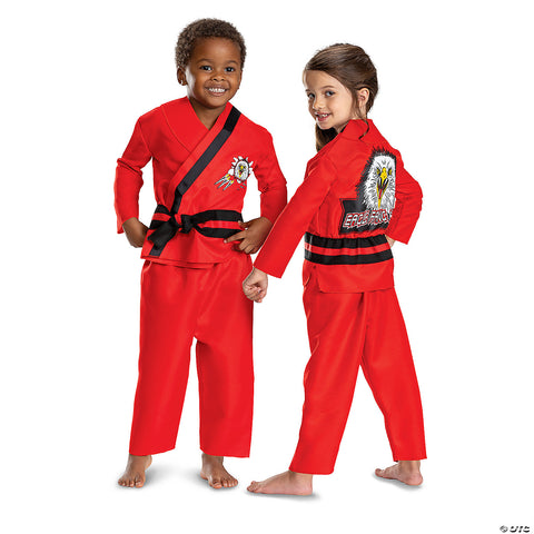 Kids Classic Cobra Kai Eagle Fang Costume -  10-12 | Horror-Shop.com
