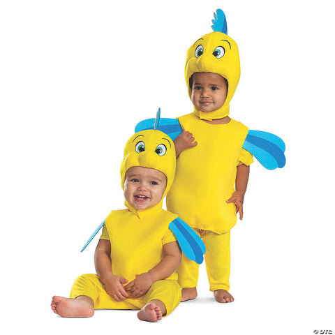 Toddler Classic Disney's Little Mermaid Animated Flounder Costume - Small | Horror-Shop.com