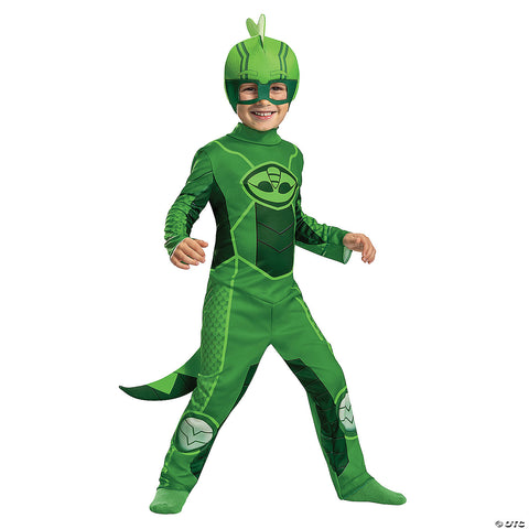Kids Classsic Megasuit PJ Masks Gekko Costume - Small | Horror-Shop.com