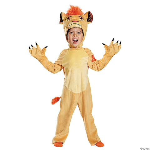Toddler Deluxe Lion Guard Kion Costume - Large 4-6 | Horror-Shop.com