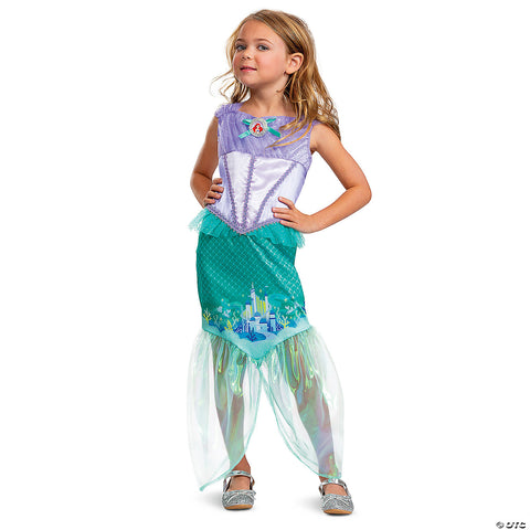 Kids Deluxe Little Mermaid Ariel Costume - Small | Horror-Shop.com