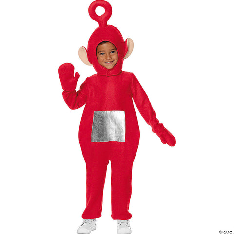 Toddler Teletubbies™ Red Po Polyester Costume - | Horror-Shop.com