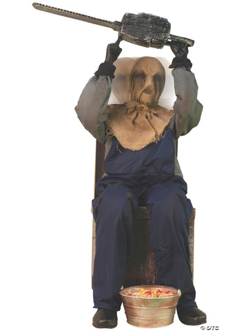 45" Chainsaw Greeter Animated Prop