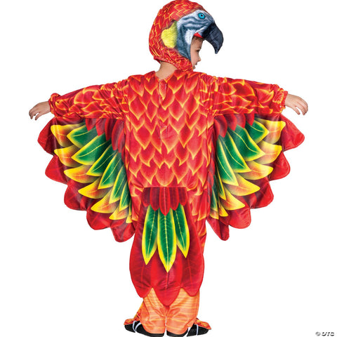 Toddler Red Parrot Printed