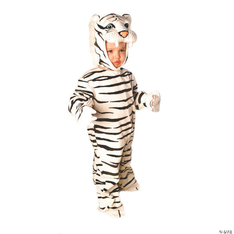 Plush White Tiger Costume