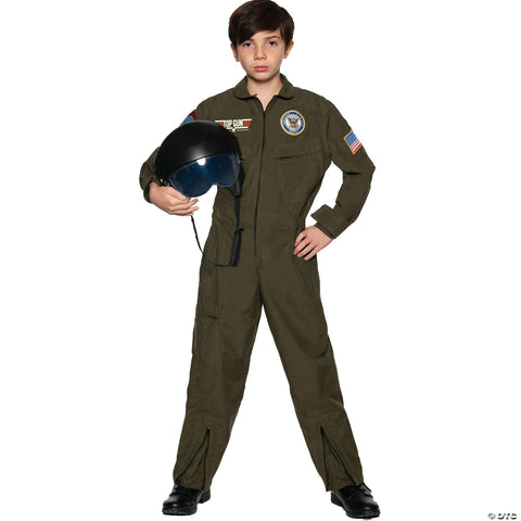 Navy Top Gun Pilot Child Costume | Horror-Shop.com