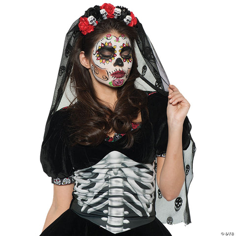 Day of the Dead Mantilla