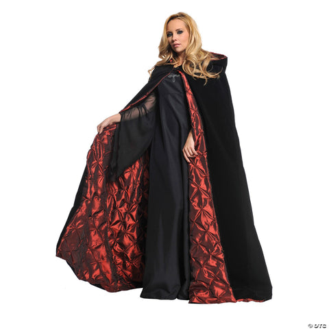 63" Cape Deluxe Velvet/Ember Cape