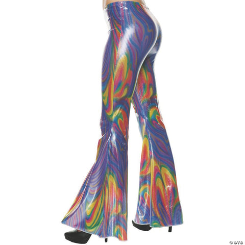 Women's 70's Swirl Bell Bottom Pants