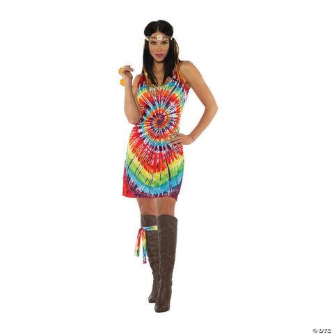 Women's Tie Dye Mini Dress
