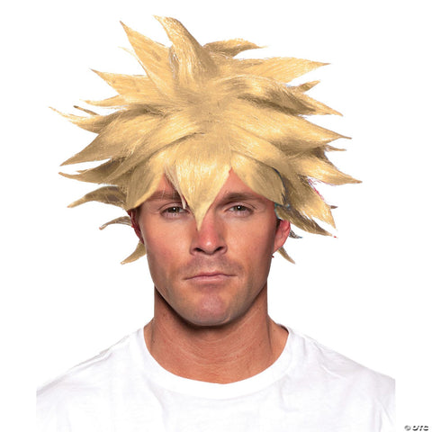 Adults Blonde Spikey Animé Wig