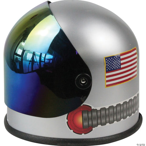 Helmet Space Silver with Reflective Visor OS