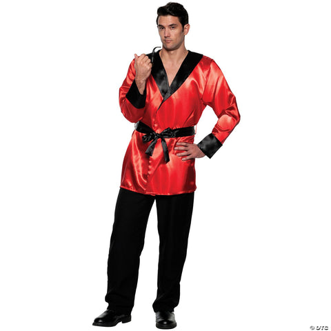 Satin Smoking Jacket Adult Costume