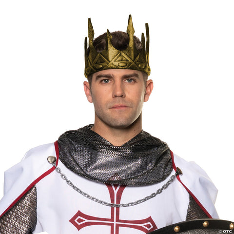 Adults King Crown Costume Accessory