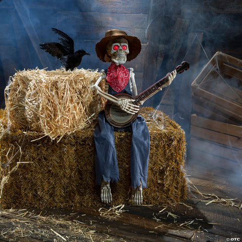 39" Skeleton Playing Banjo