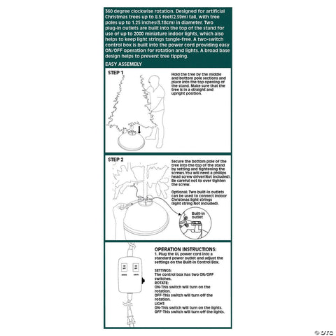 Christmas Tree Standard Ez Rotate