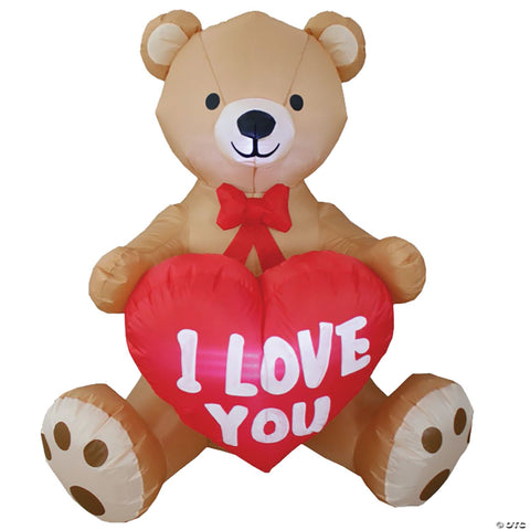 4' I Luv U Bear Inflatable