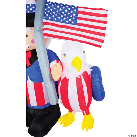 6' Inflatable Uncle Sam with Eagle