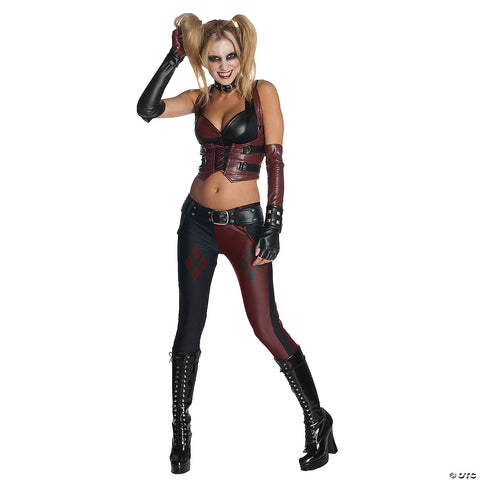 Women's Harley Quinn Costume - Arkham City | Horror-Shop.com