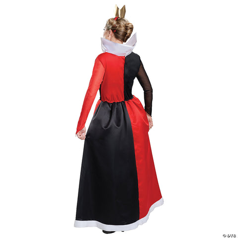 Women's Deluxe Alice in Wonderland Queen of Hearts Costume - Medium | Horror-Shop.com
