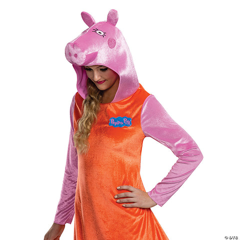 Women's Deluxe Peppa Pig™ Mummy Pig Costume -  8-10 | Horror-Shop.com