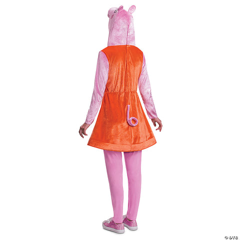 Women's Deluxe Peppa Pig™ Mummy Pig Costume -  8-10 | Horror-Shop.com
