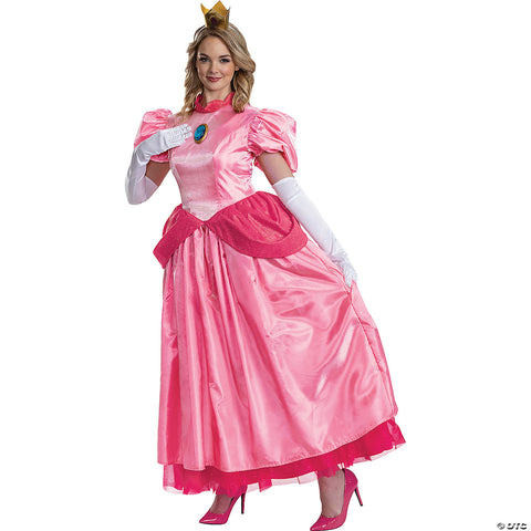 Women's Elevated Super Mario Bros™ Princess Peach Costume -  8-10