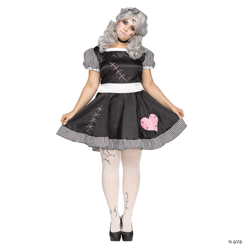 Women's Broken Doll Costume