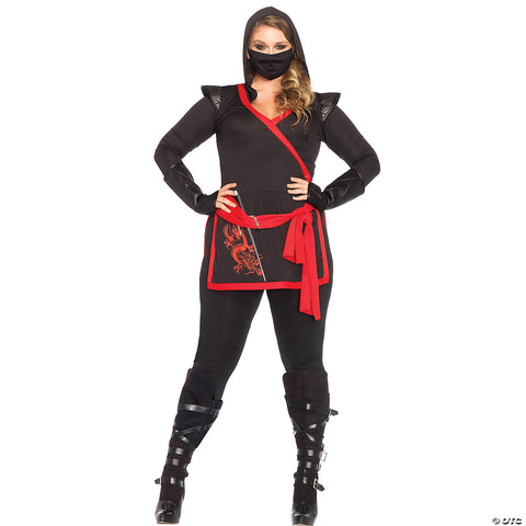 Women's Plus Size Ninja Assassin Costume | Horror-Shop.com